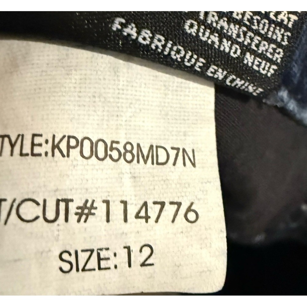 Kut from the Kloth Connie ankle skinny raw hem jeans Women's Hem Dark Wash 12 - Picture 11 of 12